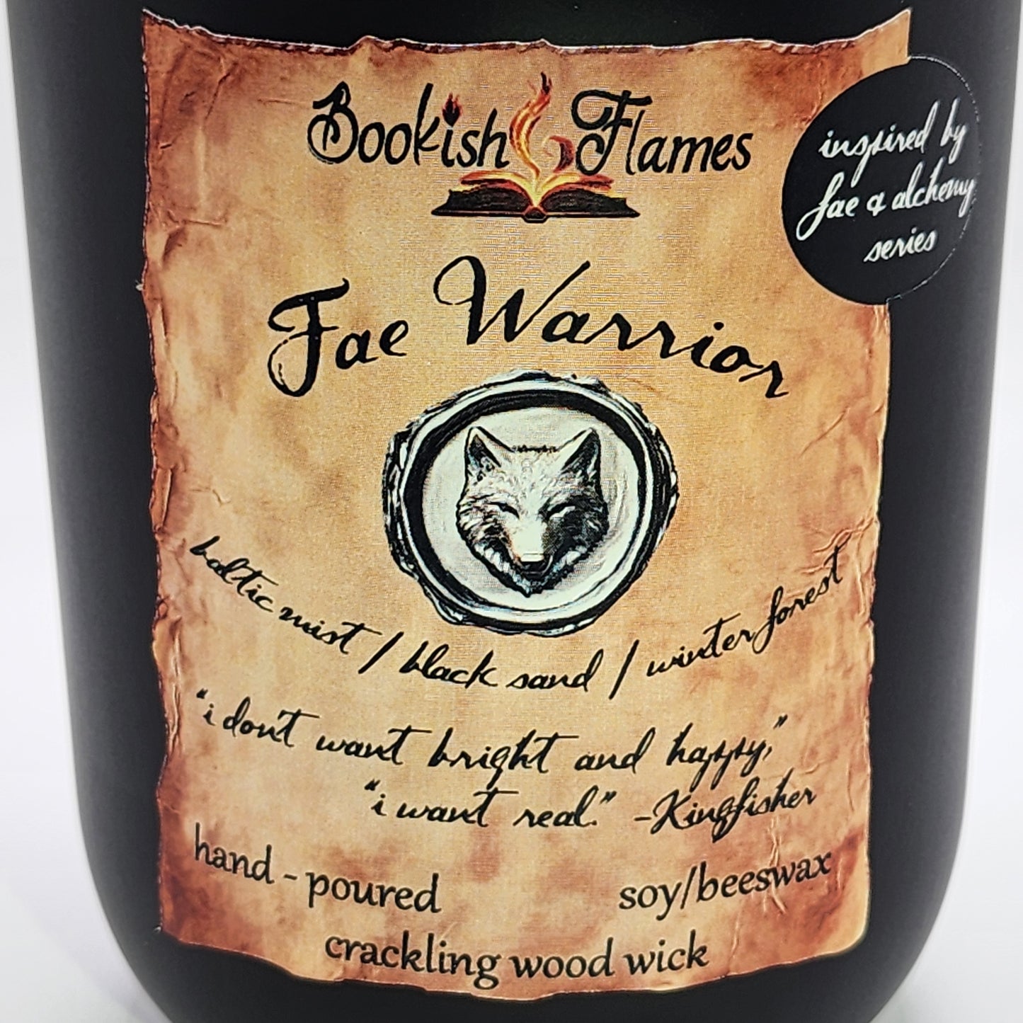 Fae Warrior Candle