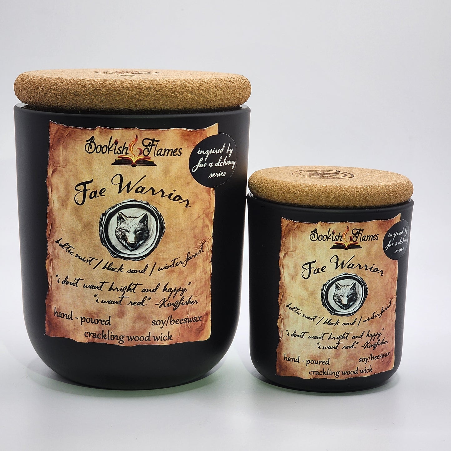 Fae Warrior Candle