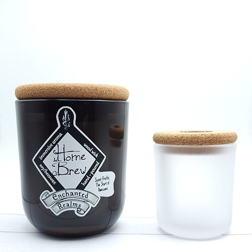 enchanted realms home brew fantasy scented candle large jar comparison
