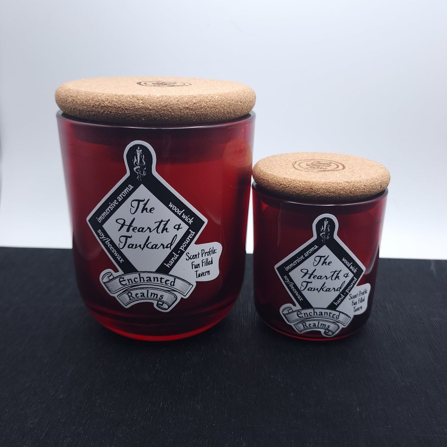 The Hearth & Tankard Candle – Enchanted Realms by Card Board Tables