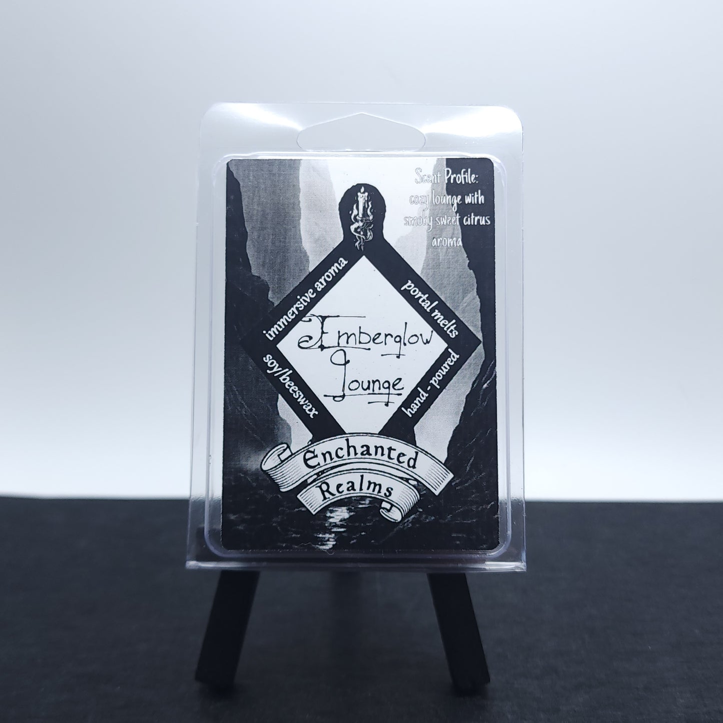 Emberglow Lounge Candle – Enchanted Realms by Card Board Tables