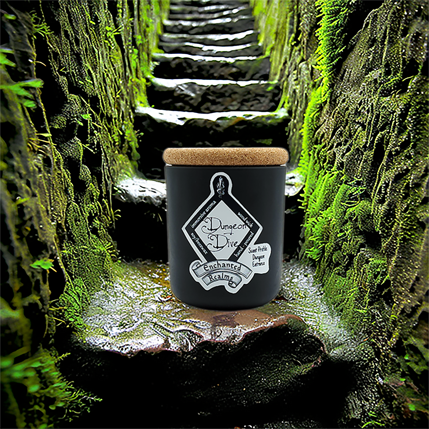 enchanted realms dungeon dive fantasy scented candle