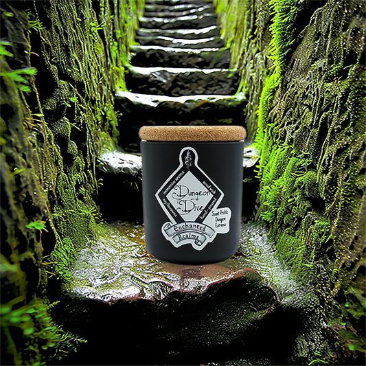 enchanted realms dungeon dive fantasy scented candle