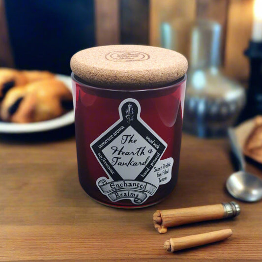 The Hearth & Tankard Candle – Enchanted Realms by Card Board Tables