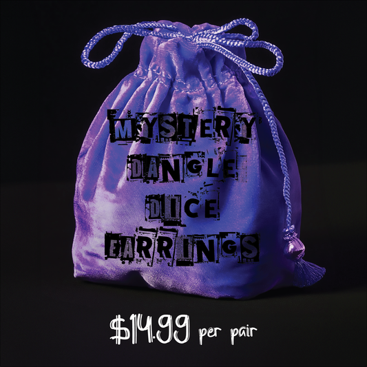 Mystery Dice Earrings - $14.99