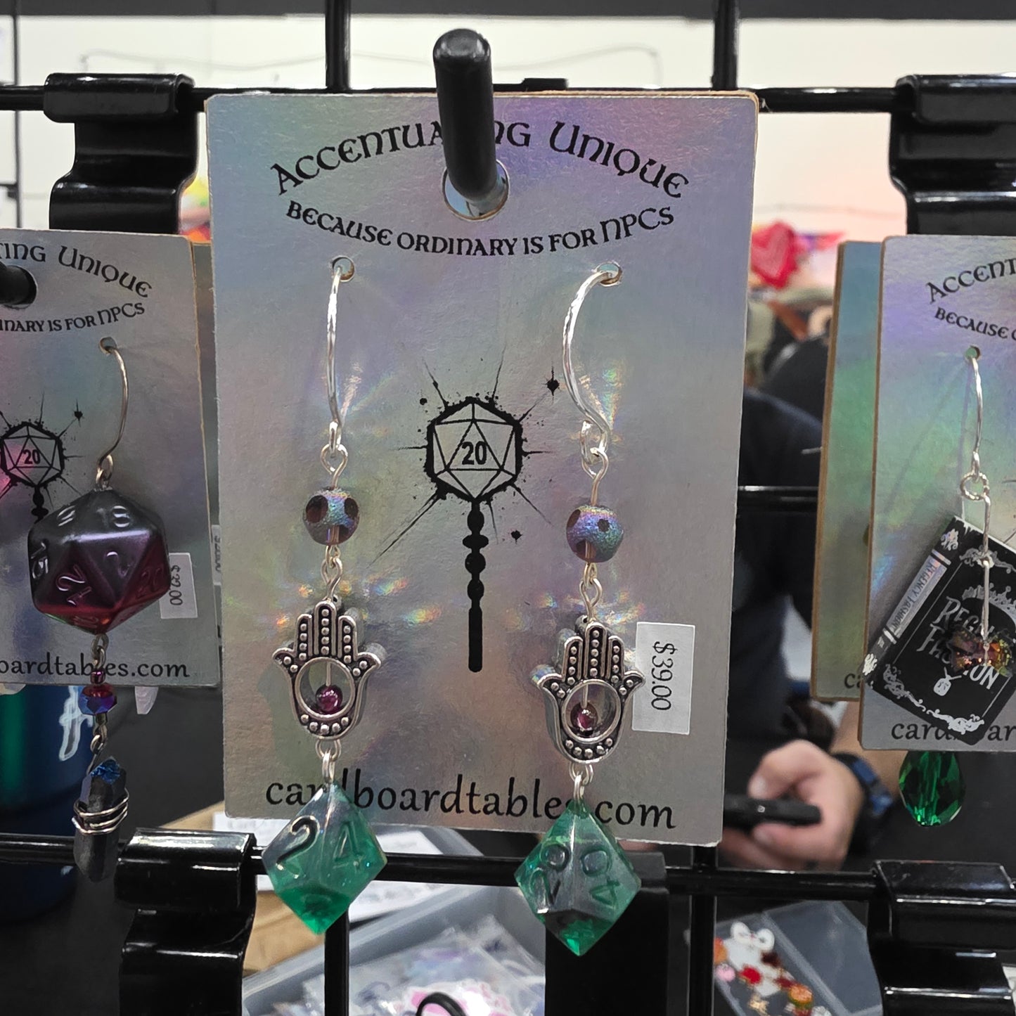 Mystery Dice Earrings - $39.00