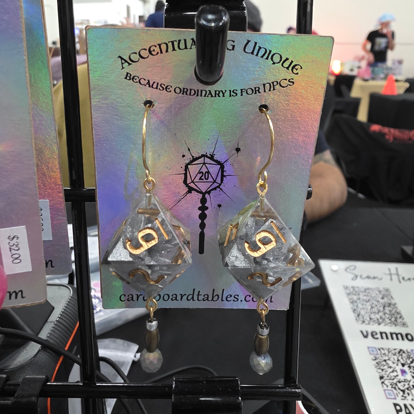 Mystery Dice Earrings - $39.00