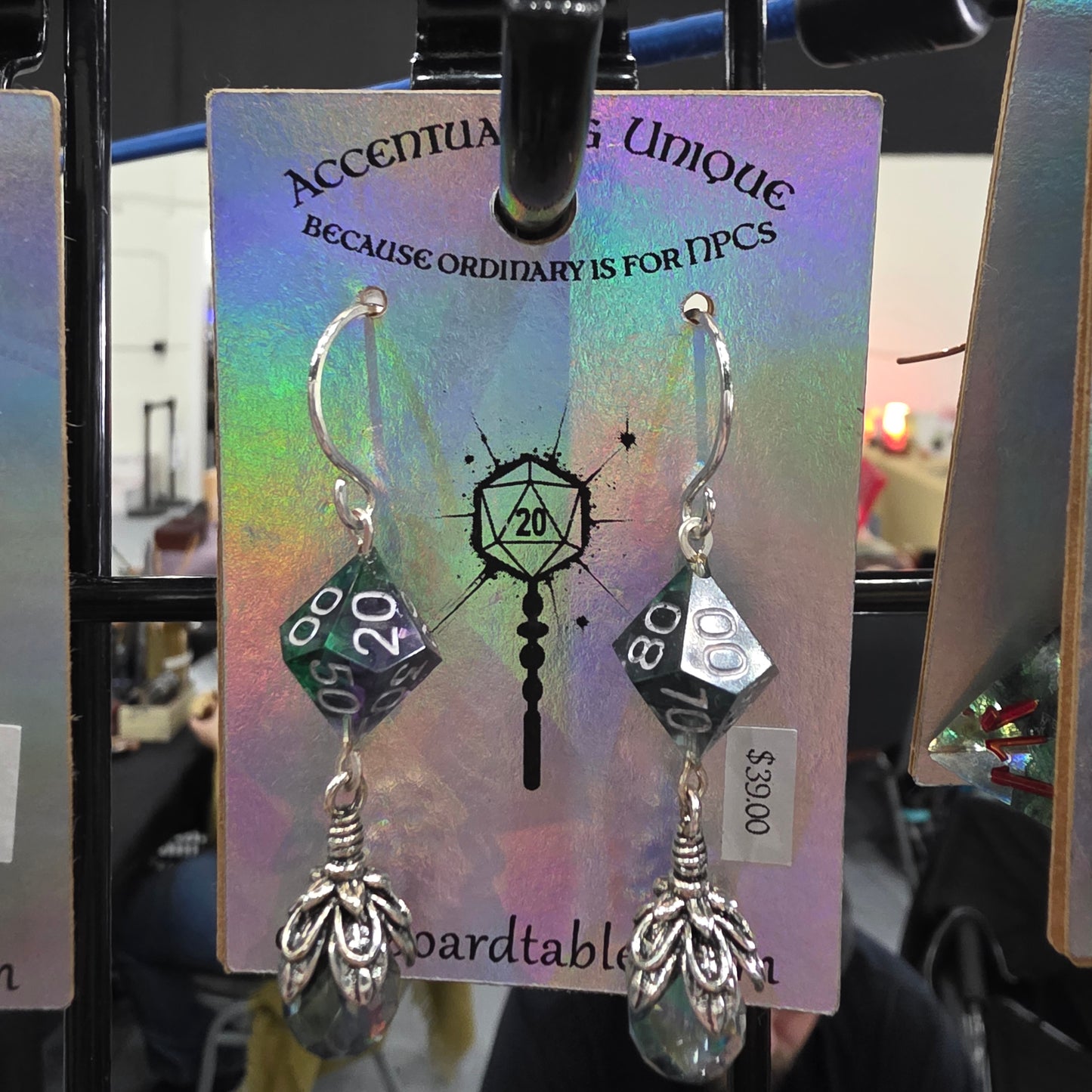 Mystery Dice Earrings - $39.00